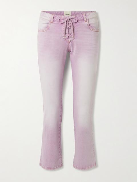 Isabel Marant Valen Lace-up Flared Jeans