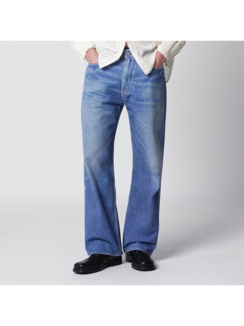 Our Legacy Our Legacy Jeans Third Cut In Digital Blue Aurora Print Men