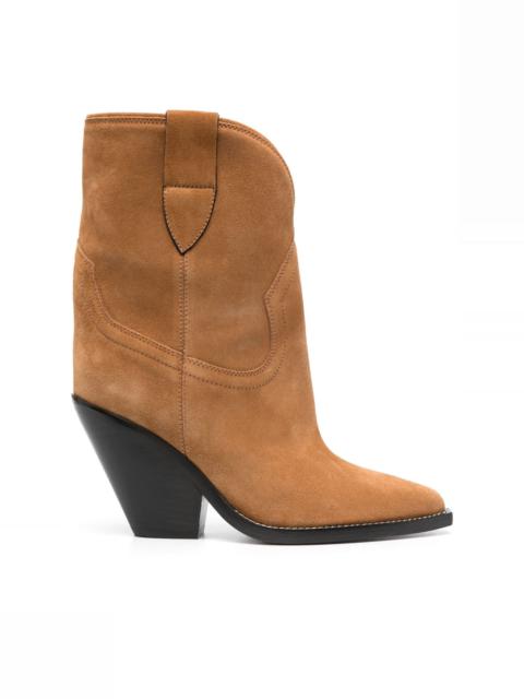 Leyane 90mm suede boots