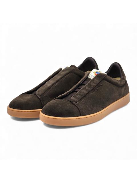 Other Designers Bally - Crest Romy Suede Slip On Sneakers Dk Brown EU 44 US 11 $400