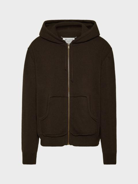 Maison Margiela Décortiqué cashmere knit hoodie