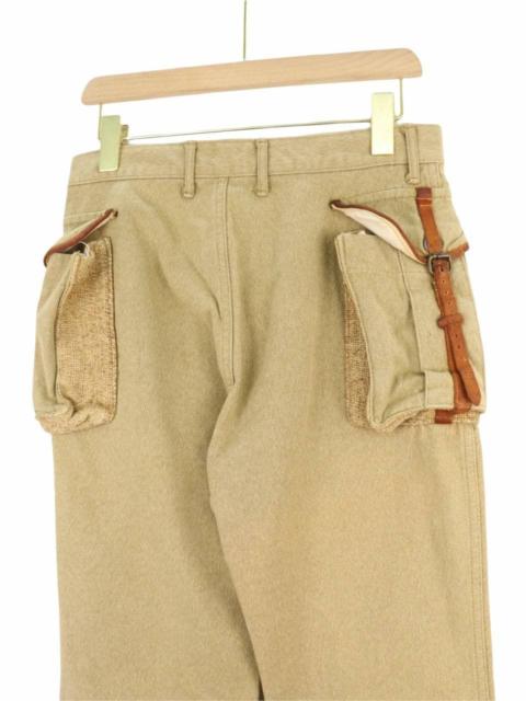 Kapital KAPITAL Leather Trim Pouch Rare Pant