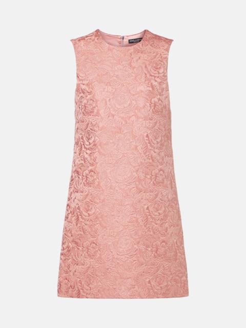 Dolce & Gabbana Floral jacquard minidress