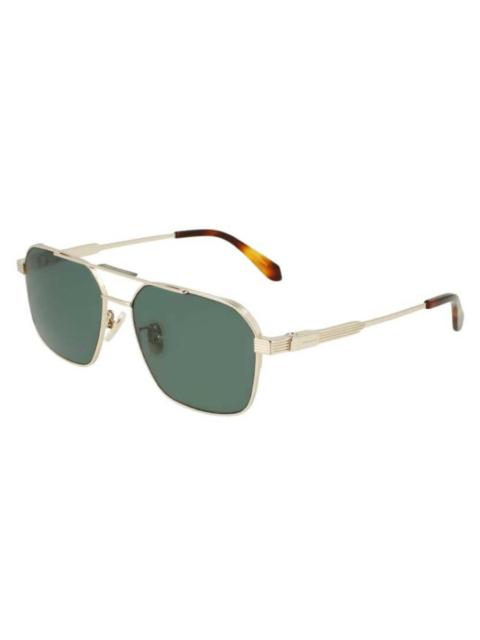 FERRAGAMO Ferragamo Green Pilot Men's Sunglasses SF319SPLB 710 58