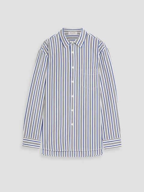 Other Designers Striped cotton-poplin shirt