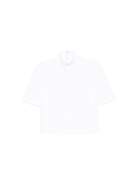 Alaïa high-neck cropped top