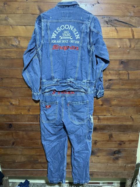 Other Designers Other - Vintage snap on coveralls jeans