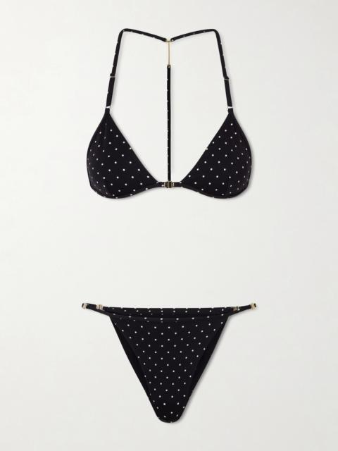 TOM FORD Polka-dot Printed Jersey Bikini