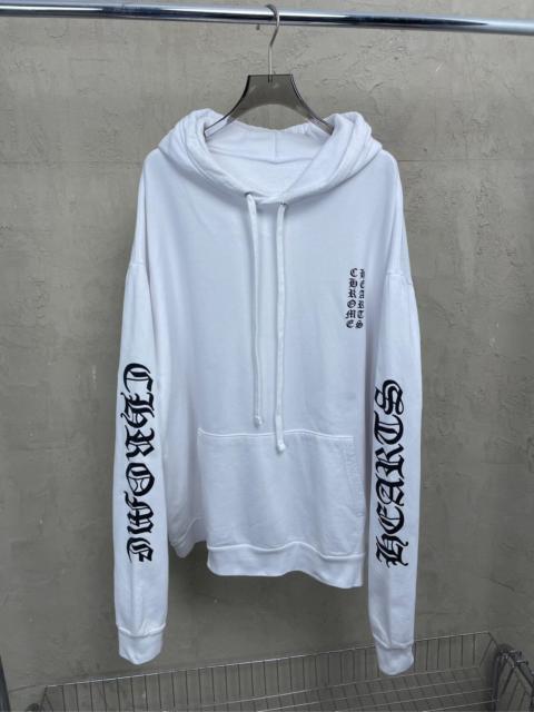 Chrome Hearts Chrome Hearts white monogram horseshoe hoodie