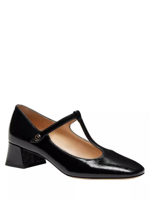 COACH Women's Angelina T-Strap Mary Jane Pumps