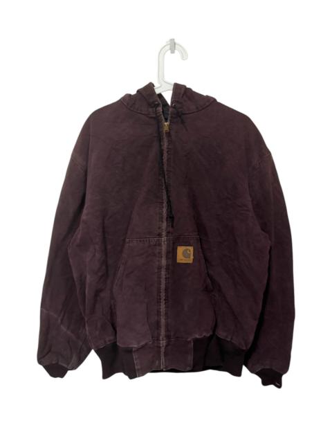 Carhartt Vintage 90s Carhartt J06 BRG Hooded Work Jacket