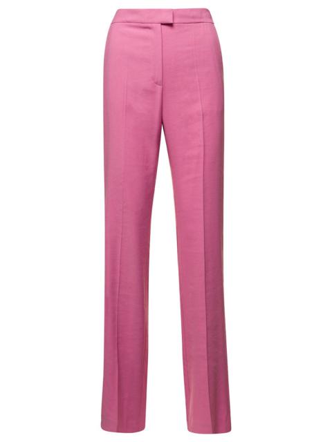THE ANDAMANE - The Andamane Women Pink Straight Trousers Galdys In Viscose Woman