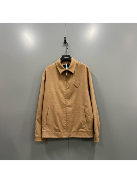 Prada PRADA 普拉达 棕色贴标三角标logo夹克