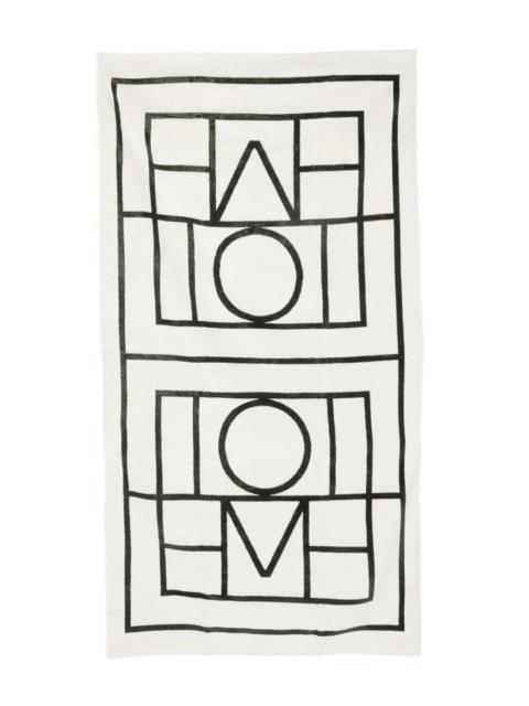 Totême Toteme Women Beach Towel With Jacquard Logo