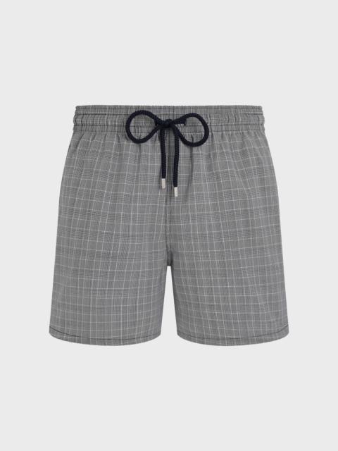 Vilebrequin MEN ULTRAFINE WOOL SWIM TRUNKS PRINCE OF WALES CHECK