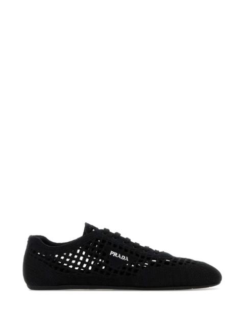 Prada Prada Women Black Crochet Sneakers