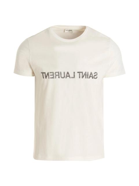 SAINT LAURENT Saint Laurent Men Logo Print T-Shirt