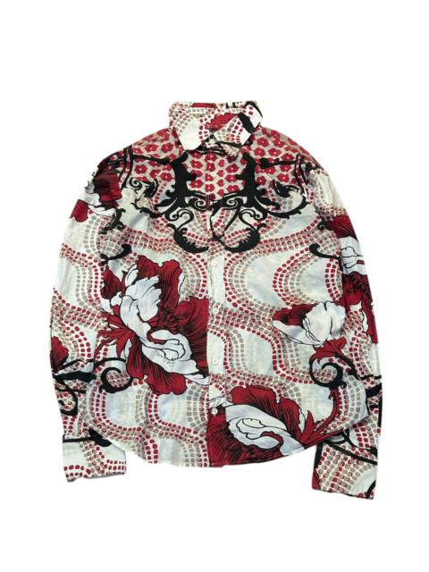 Other Designers Just Cavalli By Roberto Cavalli Printed Button Up Shirt