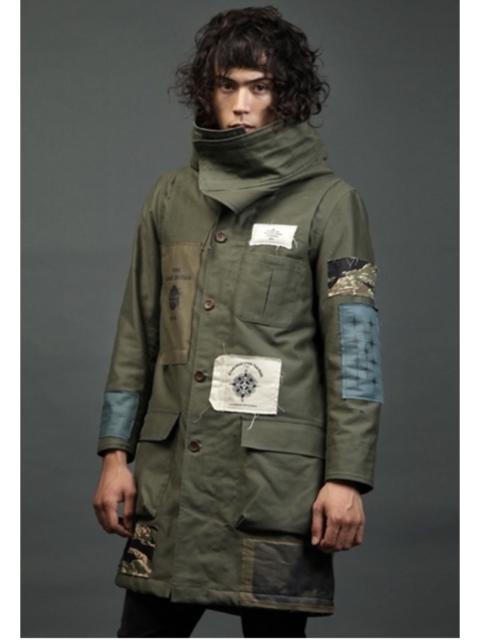 Other Designers Archival Clothing - Rare Do-Le project x And A parka fishtail patch logo jacket