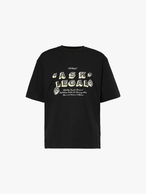 Legal Skate crew-neck relaxed-fit cotton-jersey T-shirt