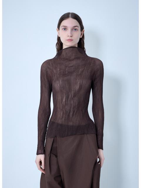 ISSEY MIYAKE Issey Miyake Women Chiffon Twist Top