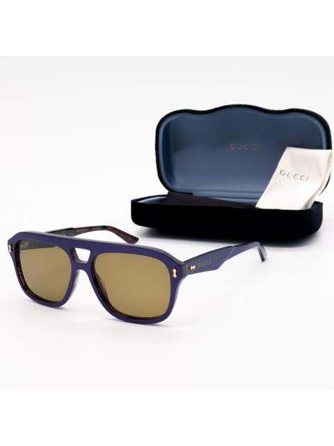 NEW GUCCI GG1263S 005 SUNGLASSES UNISEX VIOLET EYEWEAR GUCCI