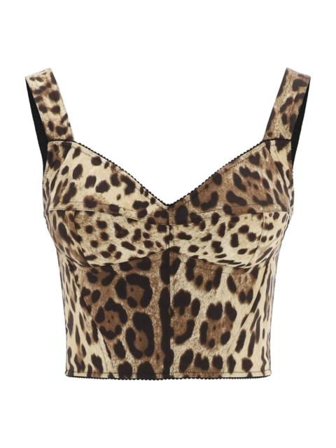 Animal Print Corset Top