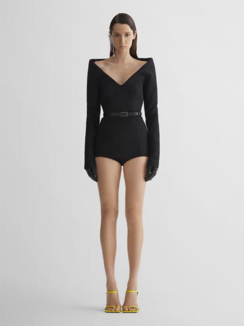 MUGLER black sculptural bodysuit