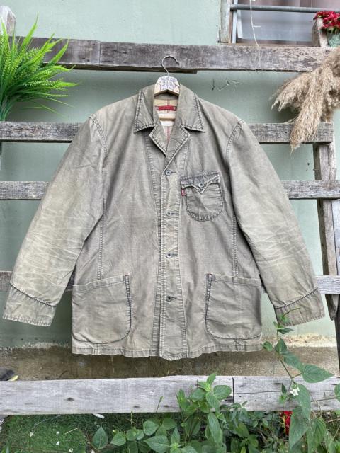 Other Designers Vintage Levis Red Loop Army Style Button Up