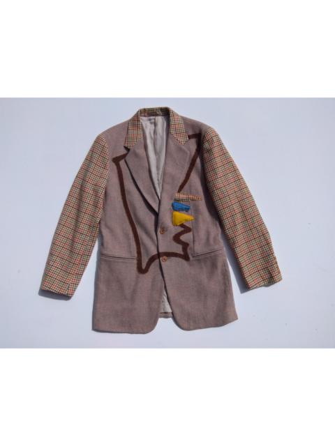 Other Designers Japanese Brand - Jun Men Multicolour Coat Jacket Blazer
