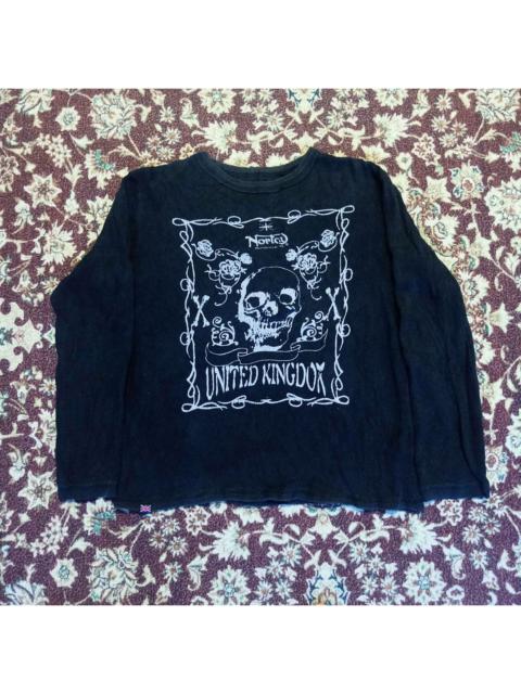 Other Designers Skulls - Norton Motorcycle Eagle Long sleeve shirt