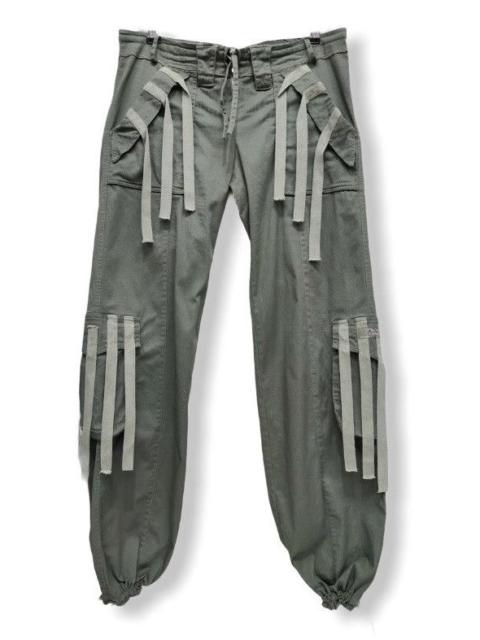 Other Designers Tabasco - RARE! TOBBACO Bondage Laced Drawstring Stretchy Cargo Pant