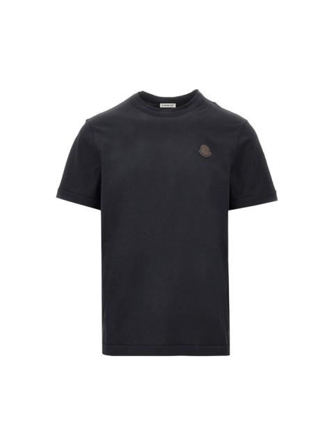 Moncler Moncler Cotton Jersey T-shirt Blue Men