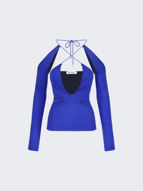 THE ATTICO Zane Top Vivid Violet