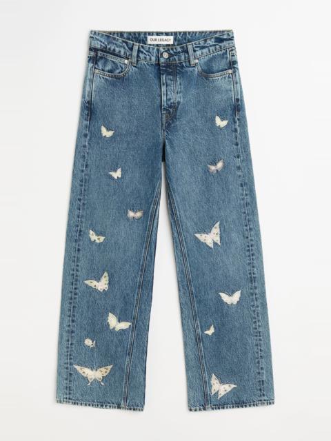 Our Legacy Treble Cut Indigo Butterfly