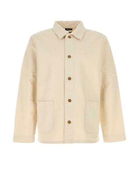 A.P.C. A.P.C. Men Sand Denim Kerlouan Jacket