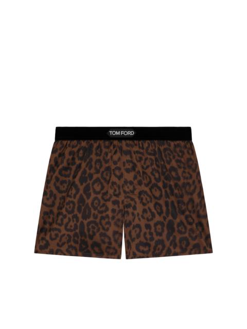 TOM FORD CHEETAH SILK BOXERS