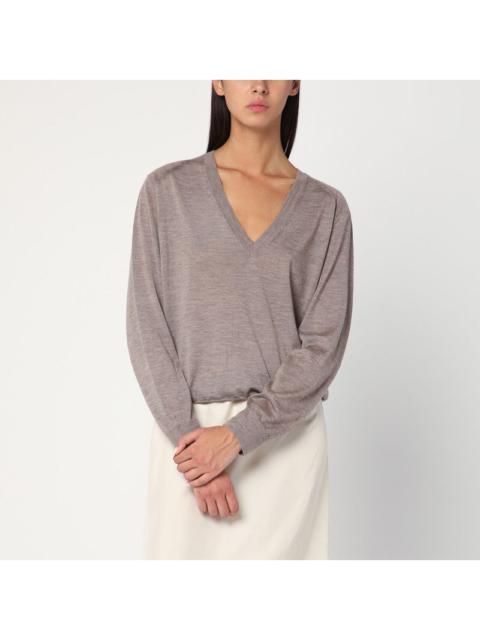 Loulou Studio Taupe cashmere sweater