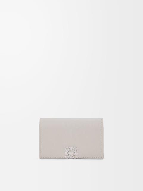 Loewe Anagram business cardholder in pebble grained calfskin