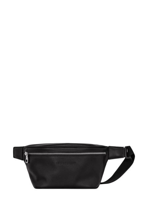Longchamp Longchamp Le Foulonné Leather Belt Bag in Black at Nordstrom