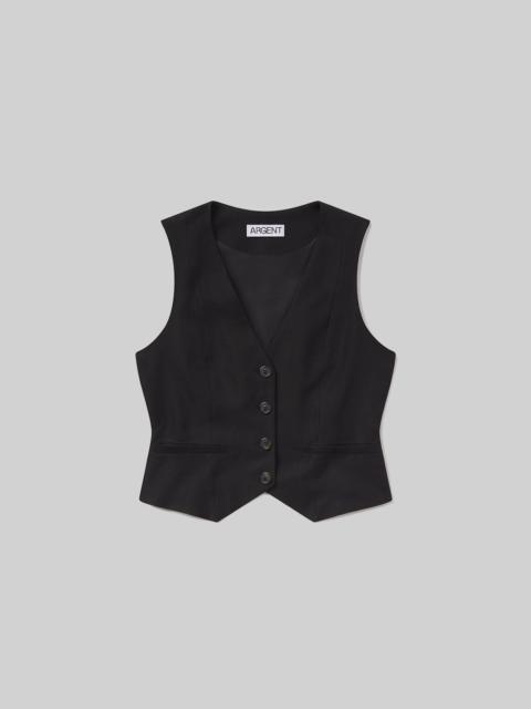 Citizens of Humanity Waistcoat Linen Twill
In Black