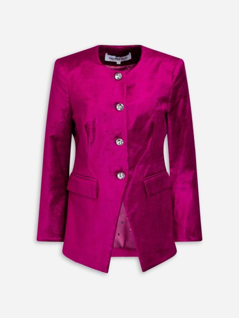 VERONICA BEARD Cencia cotton-blend velvet jacket