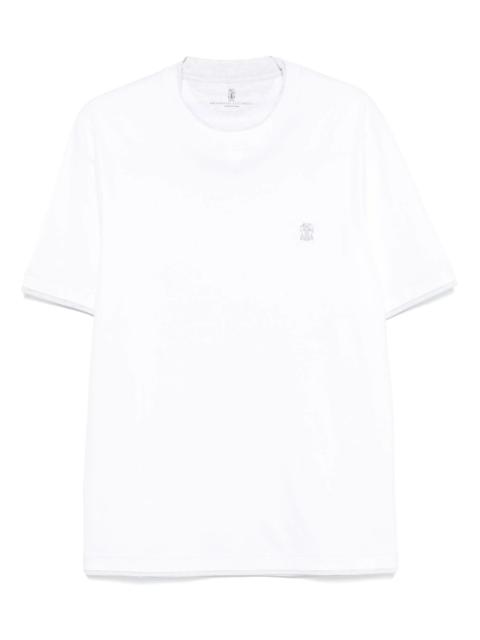 Brunello Cucinelli Brunello Cucinelli Embroidered-logo T-shirt