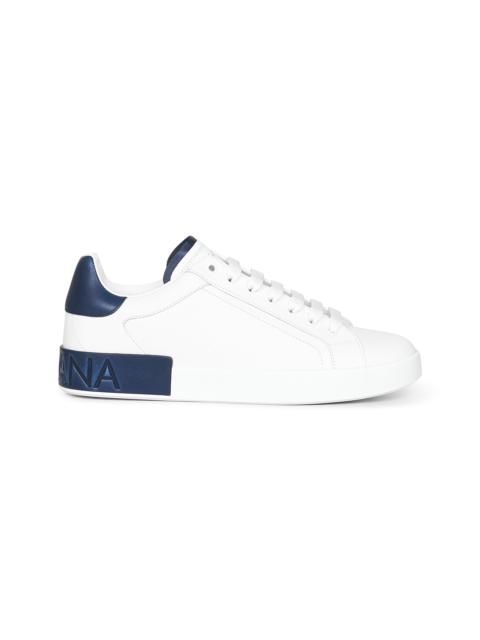 Dolce & Gabbana White calf leather Portofino sneakers