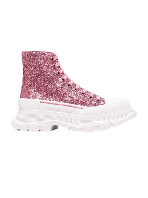 Alexander McQueen Wmns Tread Slick High 'Pink Glitter'