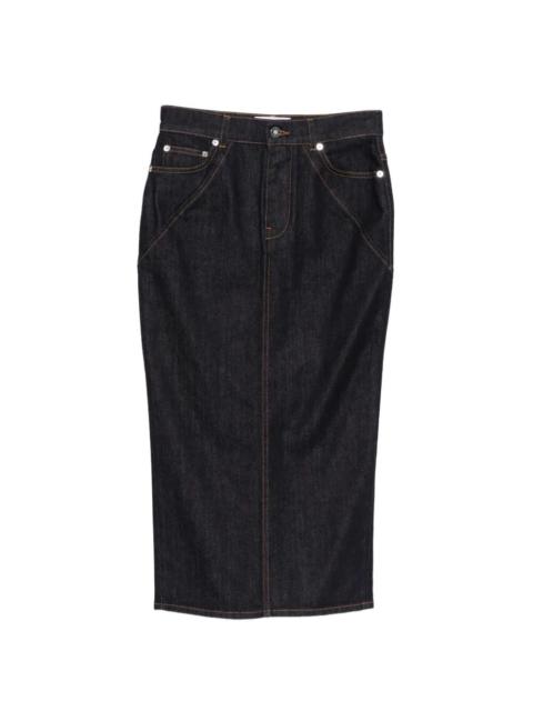 Givenchy `Kick Back` Denim Skirt