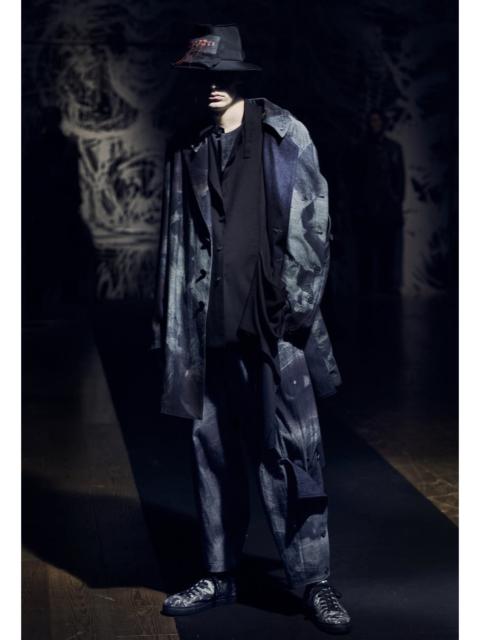 Yohji Yamamoto SS21 Runway Patch And Stitch Wool Gabardine Hat