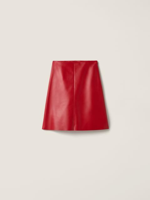 Miu Miu Nappa leather skirt