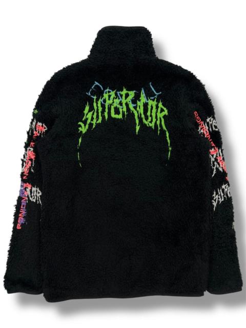 Diesel Diesel Embroidered Boa Fleece Jacket