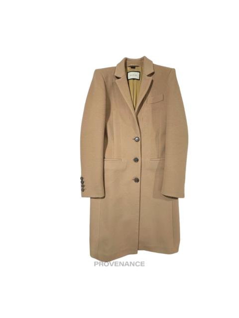 GUCCI Gucci Chesterfield Wool Coat - Camel 42